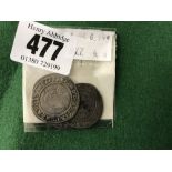 Numismatics: Elizabeth I silver sixpence 1570 MM Castle x 3, Coronet x 1. (4).