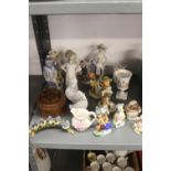 20th cent. Ceramics: Royal Albert Jemima Puddleduck, Mrs Tiggy Winkle, Jeremy Fisher, Peter