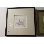 Karen Moitimore water colour "Study of Venice" signed lower right framed and glazed 9¼ins. x 9¼ins.