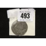Numismatics: Edward VI shilling MM upright Tun long cross reverse 1551-1553.