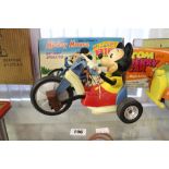 Toys: Mickey Mouse little Big Wheel toy in excellent condition - boxed.