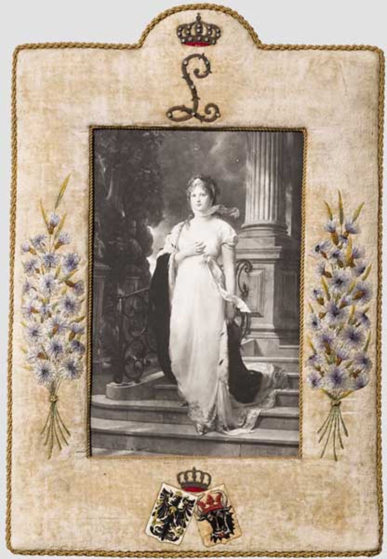 Königin Luise von Preußen (1776 - 1810) - Portrait nach dem Gemälde von Gustav Richter, in