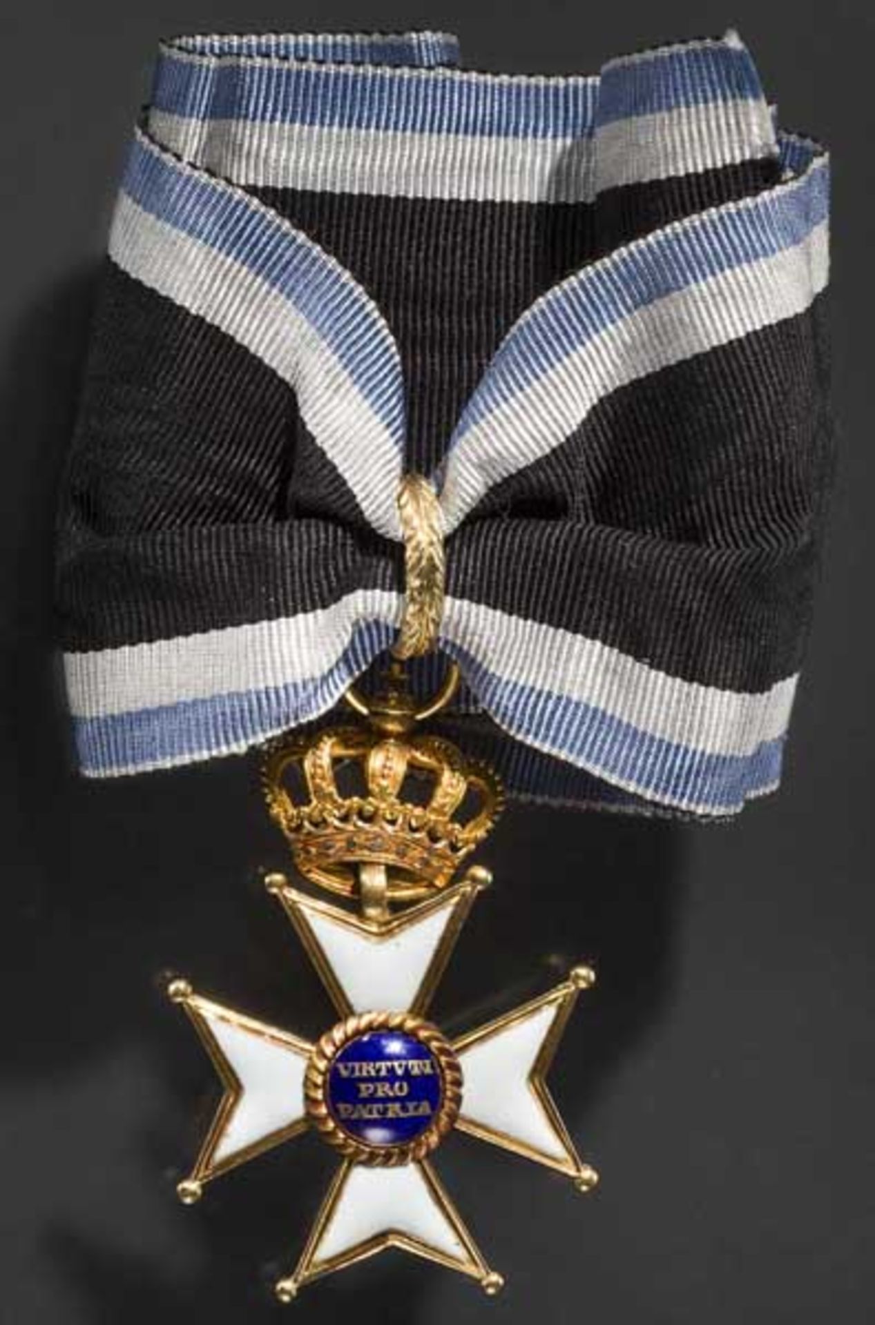 Joseph Ritter von Steiner - Kommandeurkreuz des Militär-Max-Joseph-Ordens Nr. 58. Feinst in Gold