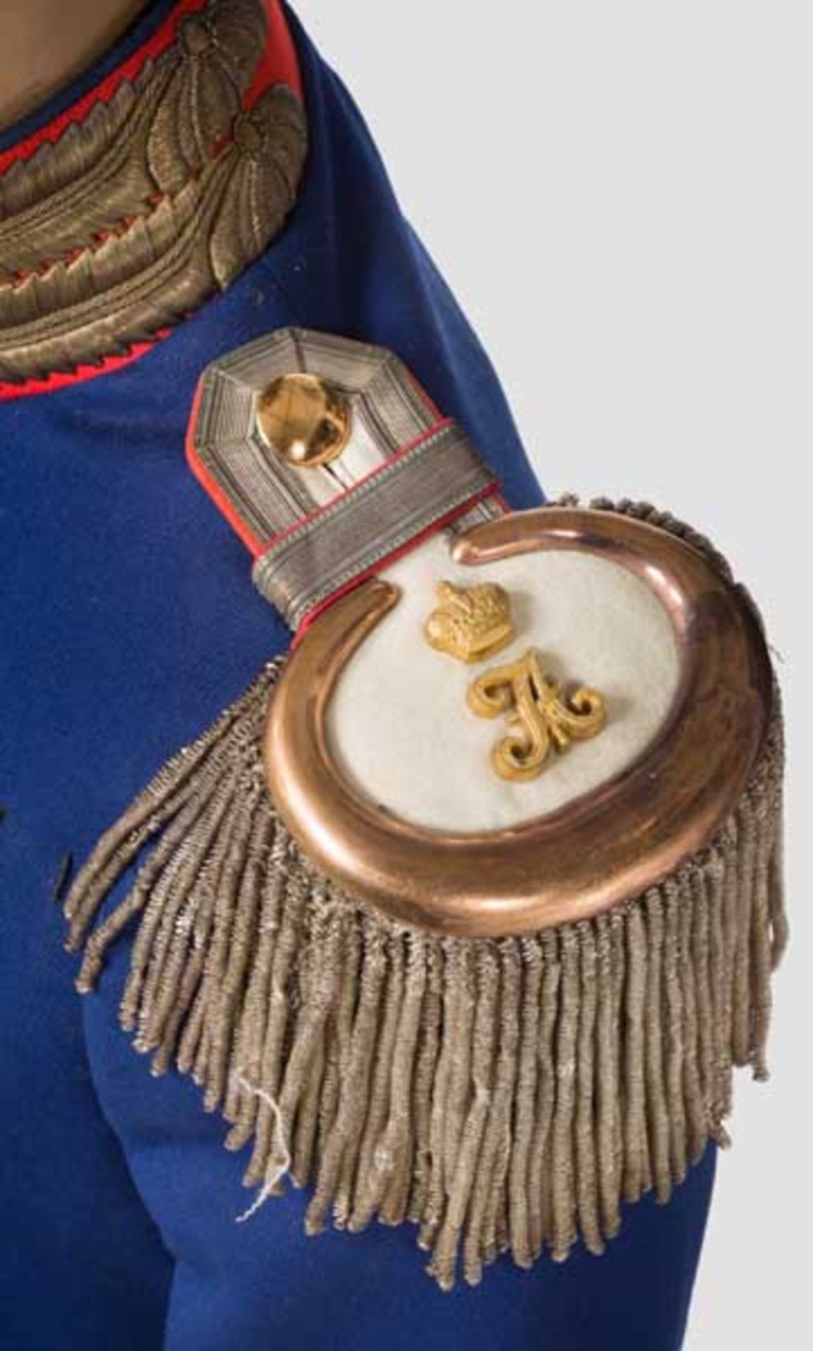 Uniformfigur eines Stabsoffiziers des Kaiser Alexander Garde-Grenadier-Regiments Nr. 1, Ende 19. - Bild 3 aus 4