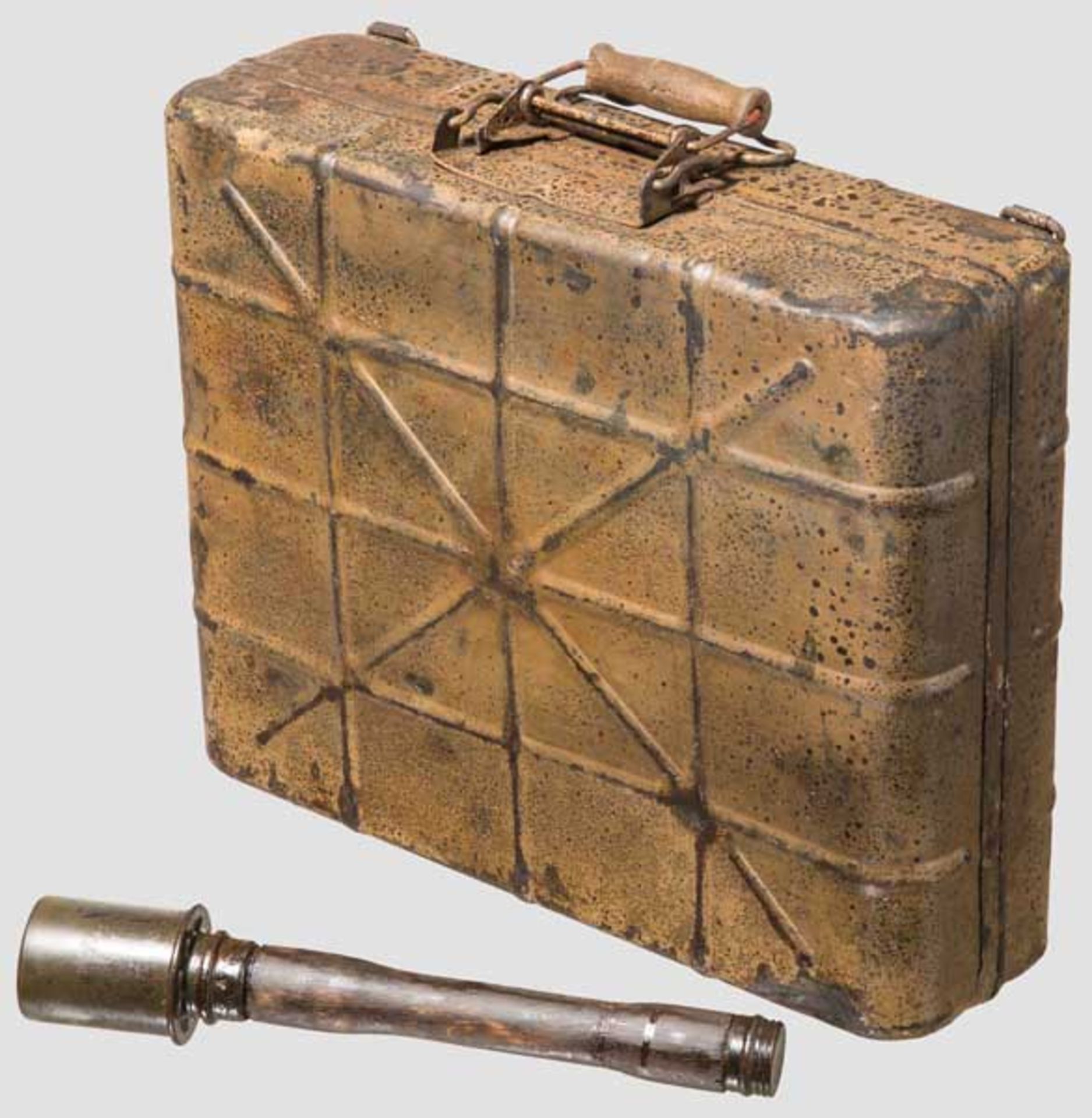 Handgranatenkoffer der Wehrmacht 15 deaktivierte Stielhandgranaten mit Stempel "wc 1944" (Hugo - Bild 5 aus 7