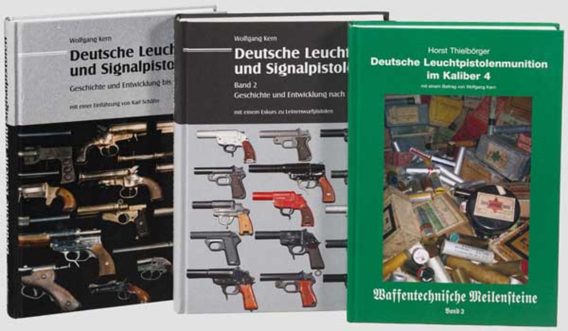Waffenbücher über Signalpistolen, Kern und Thielbörger Wolfgang Kern, "Deutsche Leucht- und