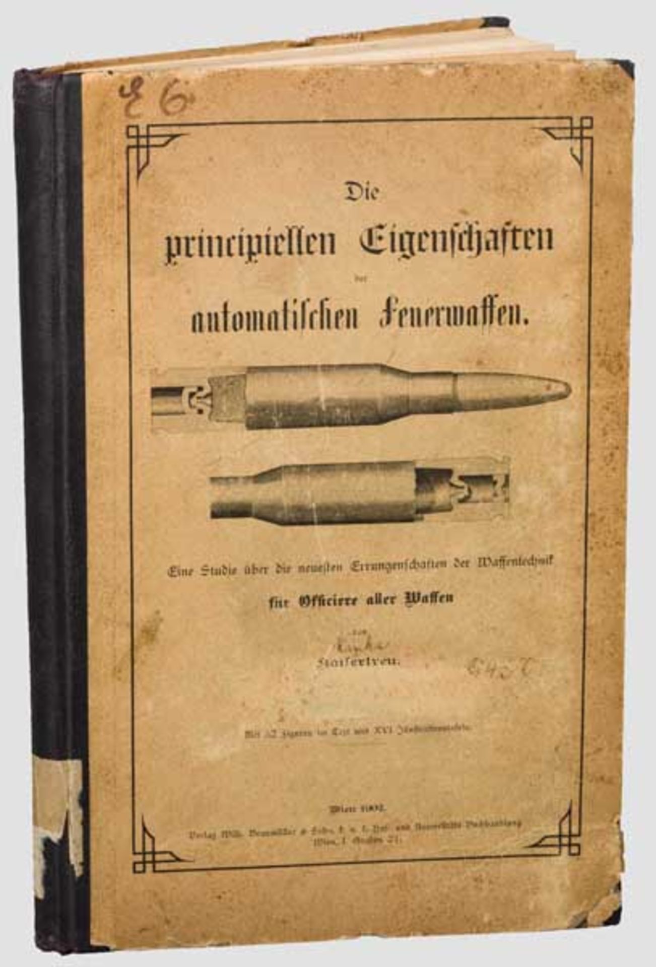 Karel Krnka, "Die prinzipiellen Eigenschaften der automatischen Feuerwaffen" Originalausgabe Wien