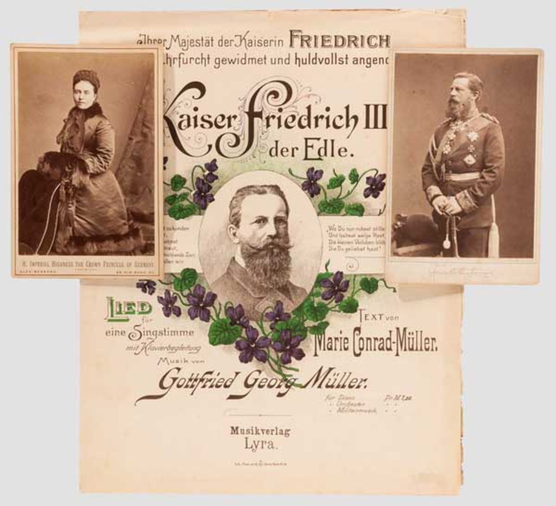 Kaiser Friedrich III. (1831 - 1888) - kaiserliches Petschaft Das kaiserliche Petschaft geschliffen - Bild 4 aus 5