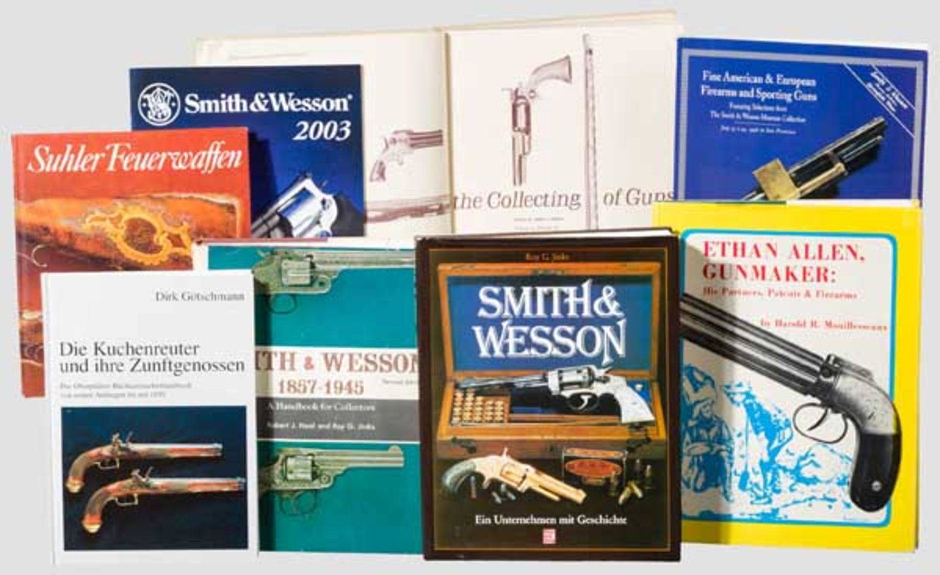 Konvolut Bücher zu Smith & Wesson und bekannte Hersteller Roy Jinks, Smith & Wesson, ein Unternehmen