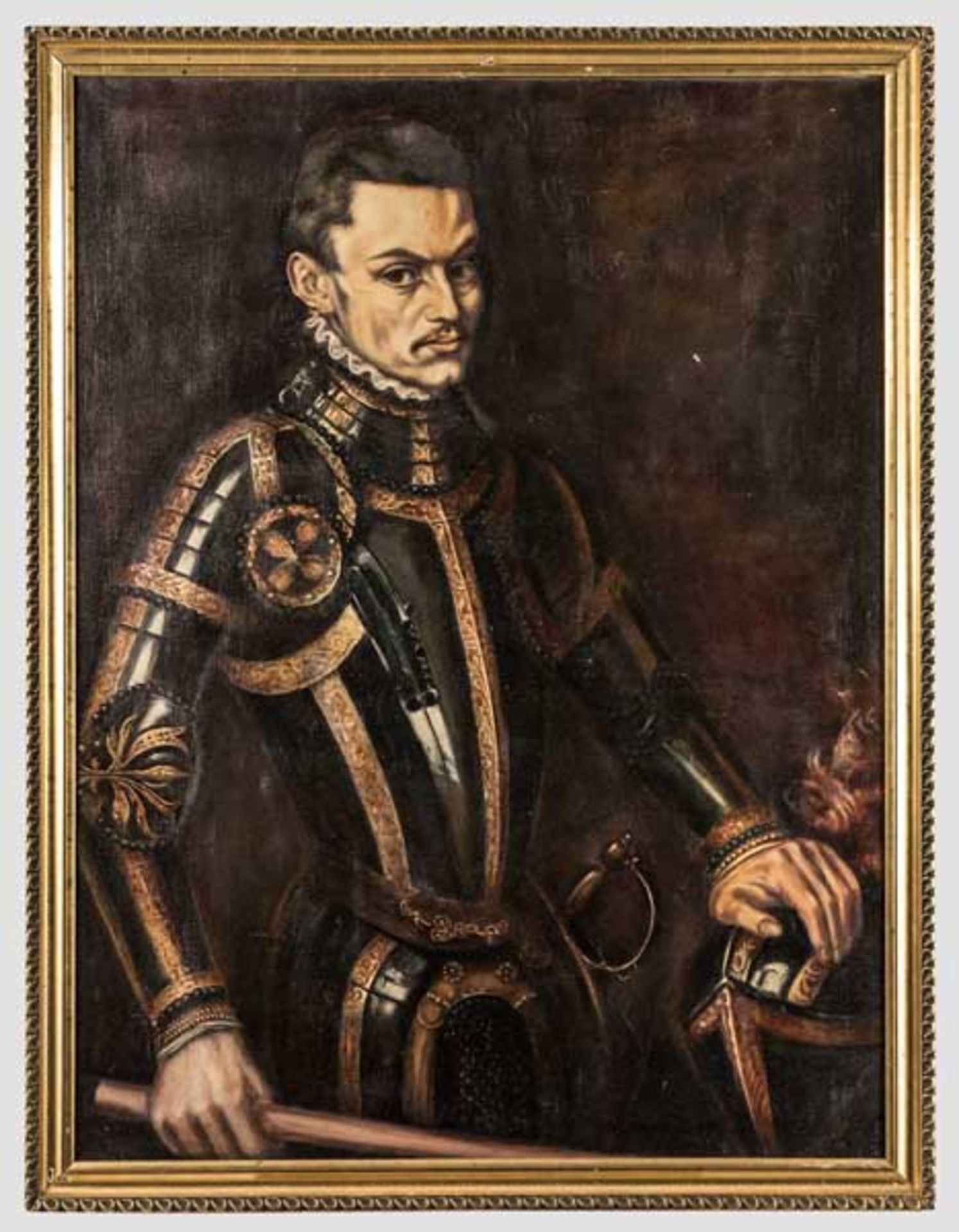 Portrait William von Orange, nach dem Original Anthonis Mor van Danhorst , datiert 1555 Öl auf