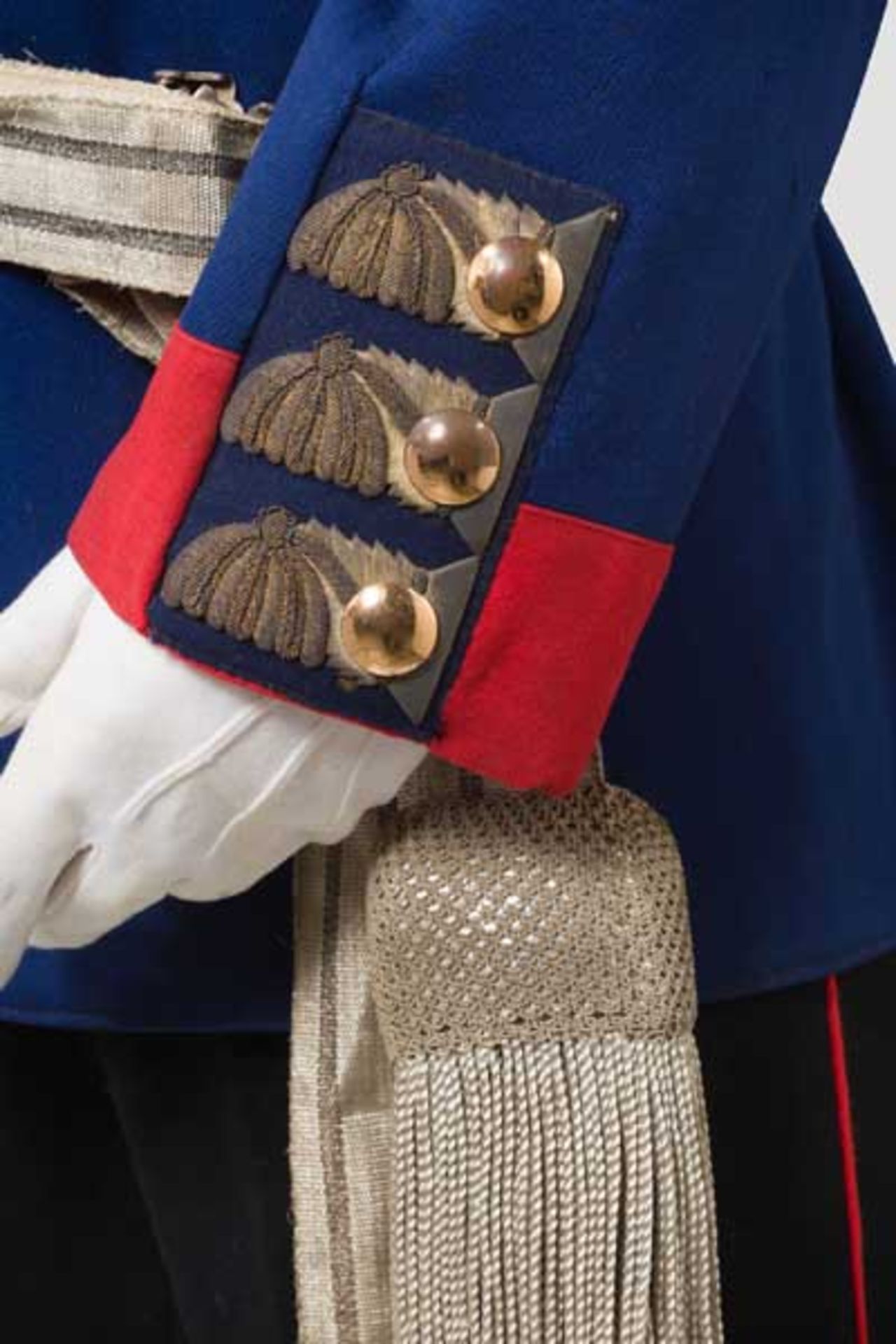 Uniformfigur eines Stabsoffiziers des Kaiser Alexander Garde-Grenadier-Regiments Nr. 1, Ende 19. - Bild 4 aus 4