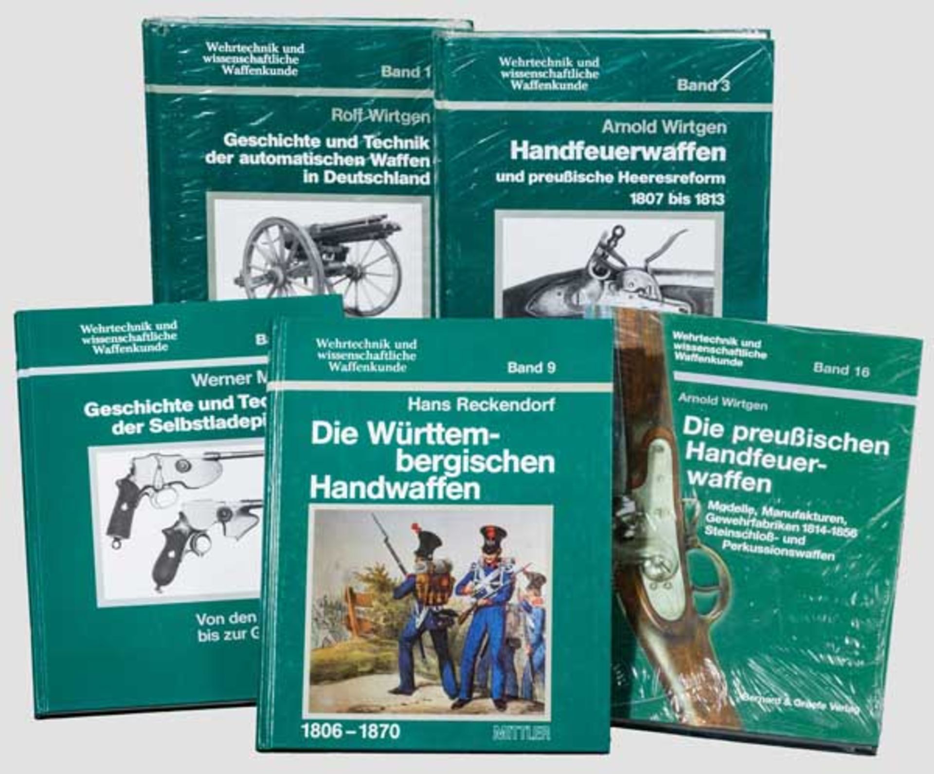 Fünf Bände zu Wehrtechnik und wissenschaftlicher Waffenkunde Bd. 1, Rolf Wirtgen, Geschichte und