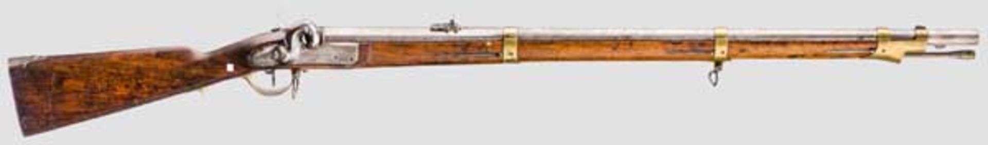 Infanteriegewehr M 1841/43, Sachsen-Weimar Gezogener Lauf im Kaliber 15 mm, Seele rau und