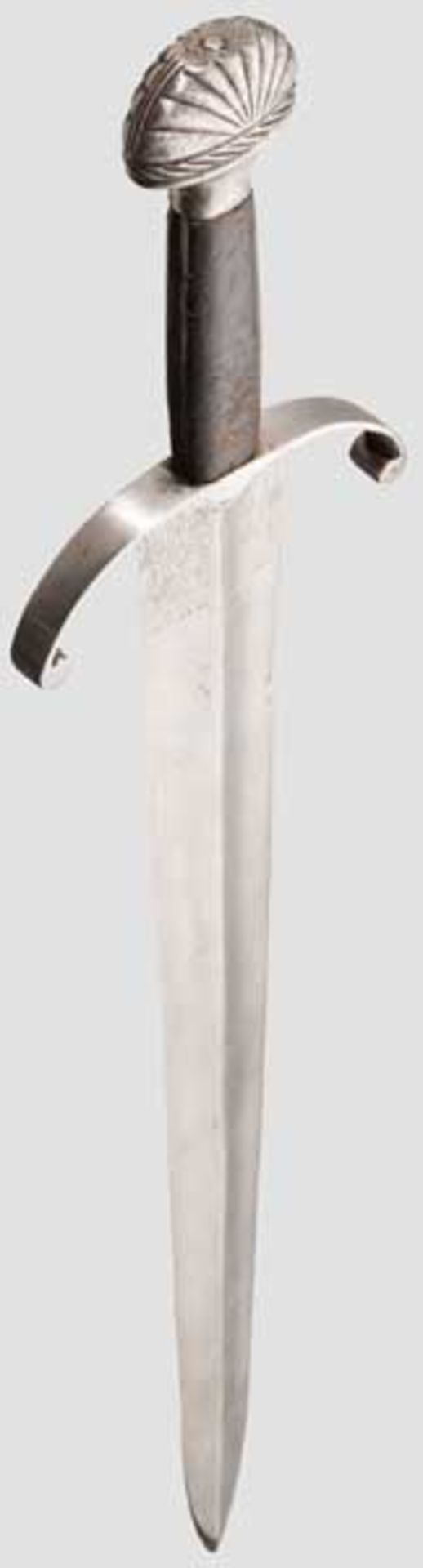 Kurzschwert mit geätzter Klinge, Italien um 1510/20 Kräftige zweischneidige Klinge mit - Bild 3 aus 5