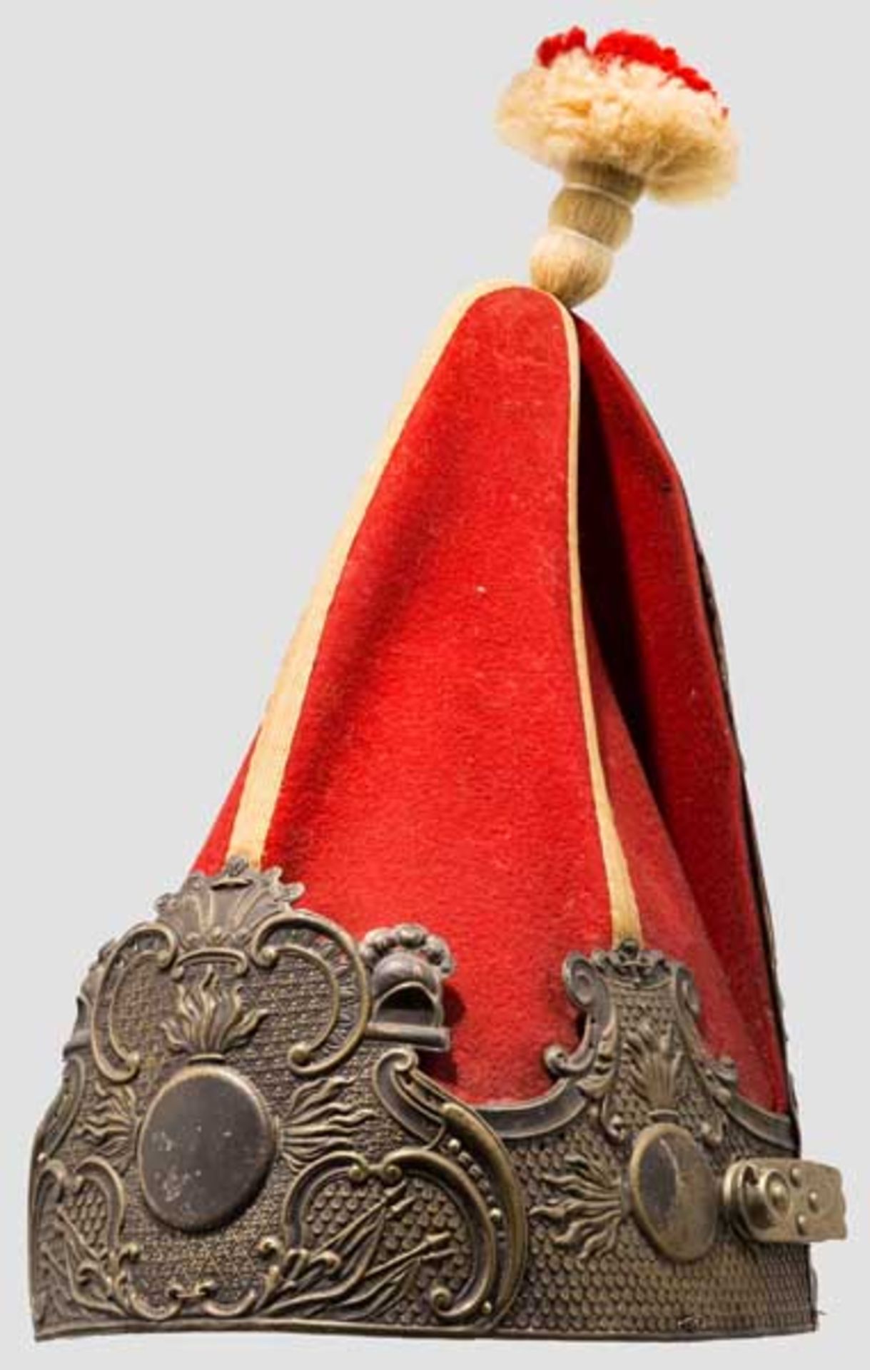 Grenadiermütze M 1894 für Mannschaften des 1. Garde-Regiments zu Fuß Reich reliefiertes - Bild 2 aus 3