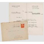 Albert Bormann (1902-89) - Autograph Brief verfasst am 14. Mai 1935 mit Originalunterschrift