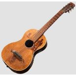 Gitarre mit Originalunterschrift General Eduard Dietls des Gebirgskorps Norwegen Gitarre aus Holz,