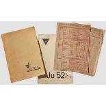 Adolf Hitler - Two illustrated technical manuals of the Ju52/3m published in 1934 These manuals