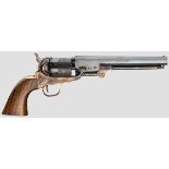 Colt Mod. 1851 Navy, Navy Arms - Hege Kal. .36 Perk., Nr. 7758. Blanker Oktogonlauf, Länge 7-1/2".