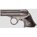 Remington-Elliot "Pepperbox" Derringer Kal. .22 kurz, Nr. 264. Geflutetes, fünfschüssiges