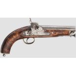 Pattern 1842 Naval & Coastguard Pistol Glatter Lauf im Kaliber 14,5 mm, über der Kammer zahlreiche