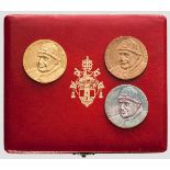 Papst Johannes XXIII. - Medaillen zur Eröffnung des 2. Ökumenischen Vatikanischen Konzils 1962 in