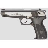 Steyr Mod. GB Kal. 9 mm Luger, Nr. P03049. Nummerngleich. Blanker, hartverchromter Polygonlauf,