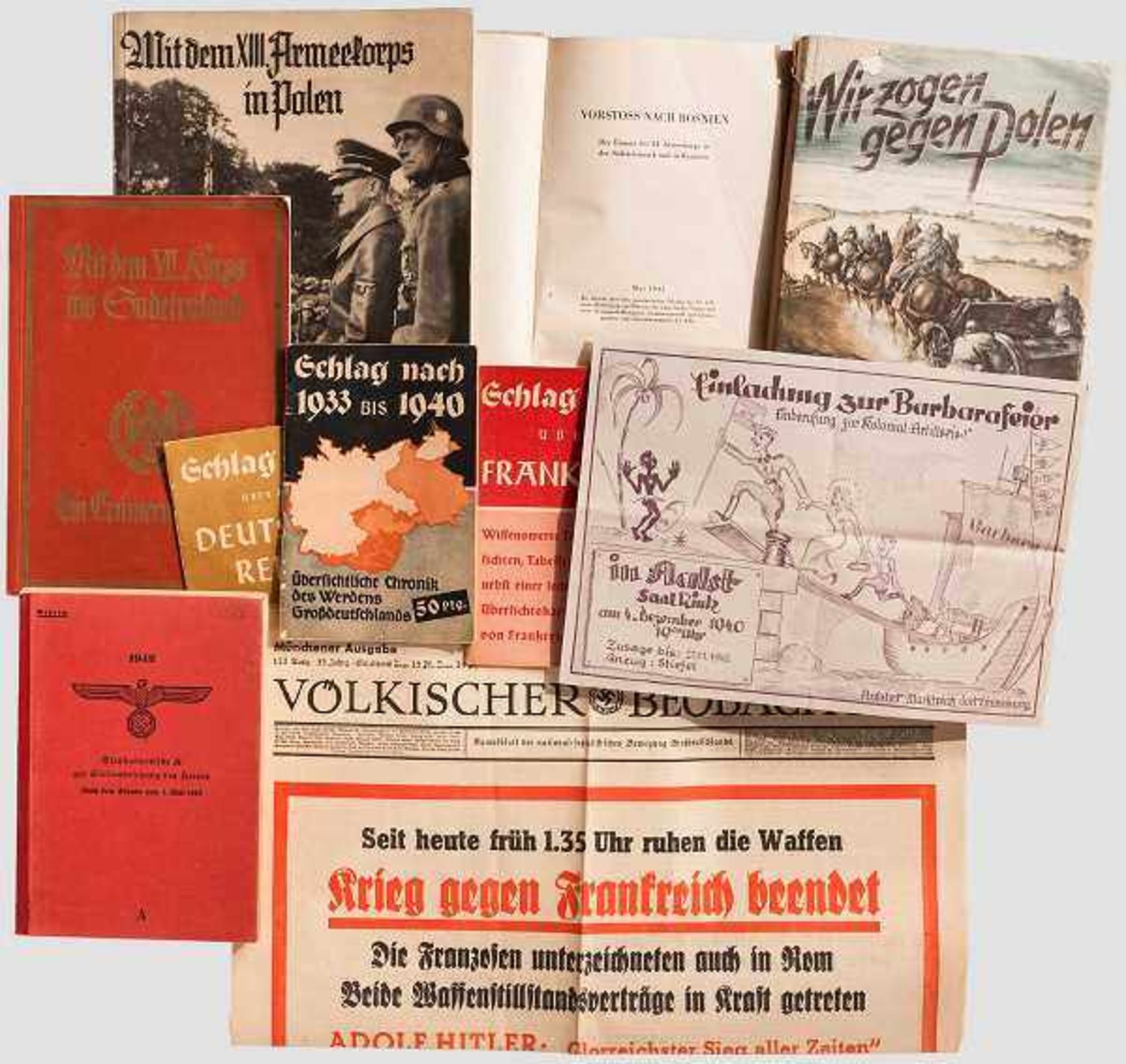Gen.Lt. Gerhard Steinbauer - Bücher bzw. Zeitschriften/Einladungen von/zu Lehrgängen, Einheiten oder