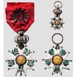 Zweite Republik (1848 – 1852) - Ehrenlegion (Légion d'honneur) - zwei Ritterdekorationen und