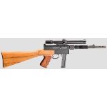 Selbstlader Landmann Mod. JGL 65/68, mit ZF Bushnell Kal. .22 l.r., Nr. 17343. Blanker Lauf mit