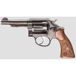 Smith & Wesson Mod. 10, "The Military & Police" Kal. .38 S & W Spl., Nr. 49387. Trommel nicht