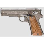 VIS Mod. 35, Fertigung Steyr-Werke Kal. 9 mm Luger, Nr. K7670. Nummerngleich. Blanker Lauf.