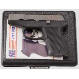 Keltec P 11 Pistol, in Box Kal. 9 mm Luger, Nr. 06892. Blanker Lauf, Länge 3". Zehnschüssig. Dt.