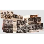 Neuzeitliches Album mit PK-Aufnahmen des Reichskanzlers Adolf Hitler, Hoffmann Fotos Das Album mit