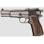 FN GP (Grande Puissance) Mod. 35, mit Doppelmagazintasche Kal. 9 mm Luger, Nr. 7931.