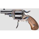 Bulldog-Revolver, belgisch, um 1900 Kal. .320, Nr. 4929. Blanker, vielfach gezogener Lauf, Länge