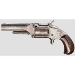 Smith & Wesson Mod. One-And-A-Half, 2nd Issue Kal. .32 RF long, Nr. 27781. Blanker, gezogener