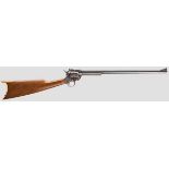 American Match Carbine, Hege-Uberti Kal. .357 Mag., Nr. 06123. Blanker Lauf, Länge 46 cm.