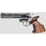 Colt Python Model Revolver Kal. .357 Mag., Nr. E76981. Blanker, ventilierter Lauf, Länge 6".