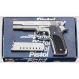 Smith & Wesson Mod. 645, "The .45 ACP Eight-Shot Autoloading Pistol Stainless Steel", im Karton Kal.