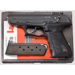 Heckler & Koch Mod. P 9 S Sport, im Karton Kal. .45 ACP, Nr. 402309. Nummerngleich. Blanker