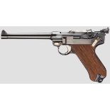 Parabellum Mauser Mod. 06/73, Sport-Match mit zwei Wechselläufen, im Karton Kal. 9 mm Luger, Nr. E
