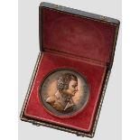 Bronzemedaille der New York Historical Society 1857 Sehr seltene Bronzemedaille auf die Eröffnung