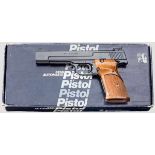 Smith & Wesson Mod. 41, "The .22 Rimfire Single Action Target Pistol", im Karton Kal. .22 l.r.,