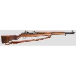 SL-Gewehr Garand 30 M 1 Kal. .30 Rem. (nicht .30-06 und .308), Nr. 3314082. Blanker Lauf mit