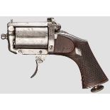 Bündelrevolver, Devisme, Paris um 1870 Kaliber 7,5 mm, Nummer 14292. Sechsschüssige Trommel mit