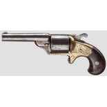 Taschenrevolver ähnl. Moore's Front Loading Revolver (Teat Fire) Kal. .32 teat-fire, Nr. 17850.
