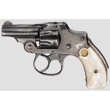 Smith & Wesson .32 Safety Hammerless 3rd Model Kal. .32 S & W, Nr. 175379. Blanker Kipplauf, Länge