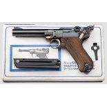 Parabellum Mauser Mod. 06/73, Sport-Match, im Karton Kal. 9 mm Luger, Nr. 11.015278.