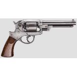 Starr M 1858 Army Revolver Kal. .44 Perkussion, Nr. 21944. 6"-Lauf, Rahmen mit Standardbeschriftung.